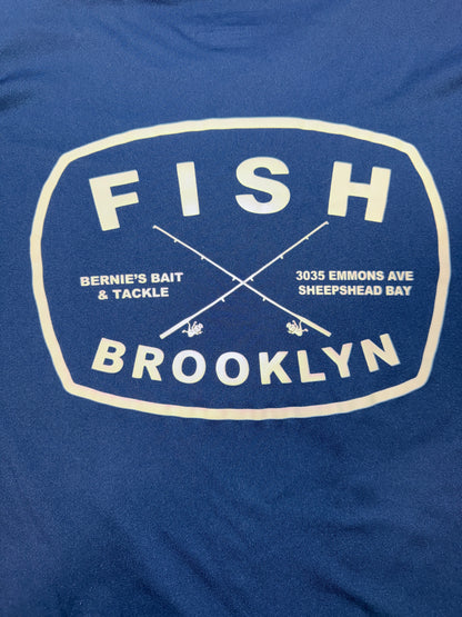 "Fish Brooklyn" Long Sleeve UV Tech Shirt