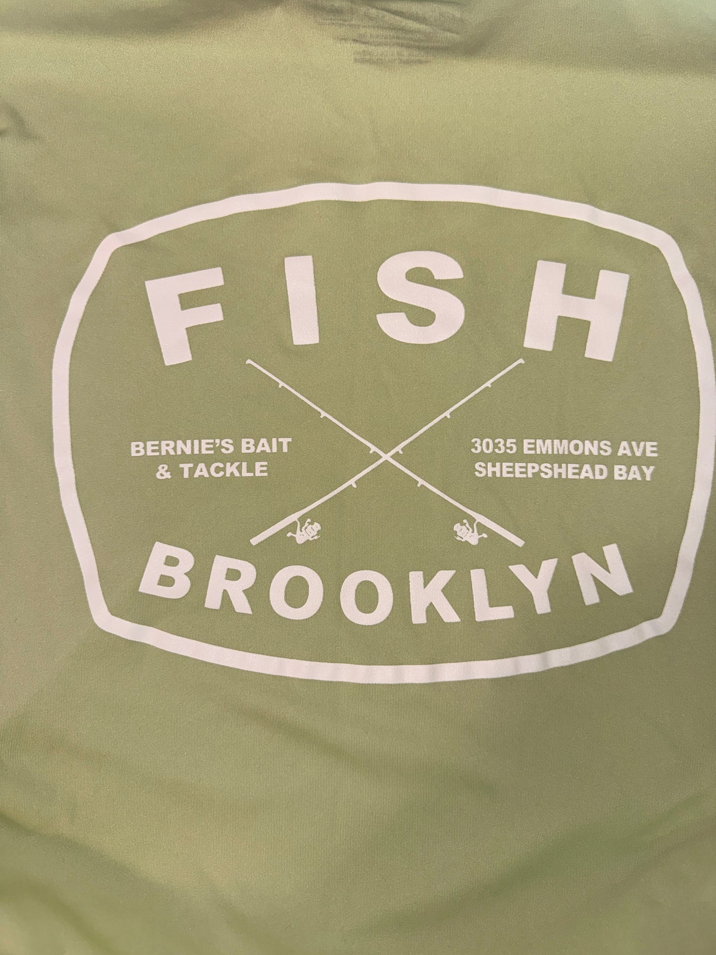 "Fish Brooklyn" Long Sleeve UV Tech Shirt