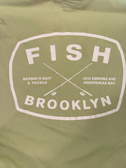 "Fish Brooklyn" Long Sleeve UV Tech Shirt