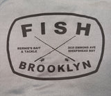 “Fish Brooklyn" Hooded Sweat Shirt