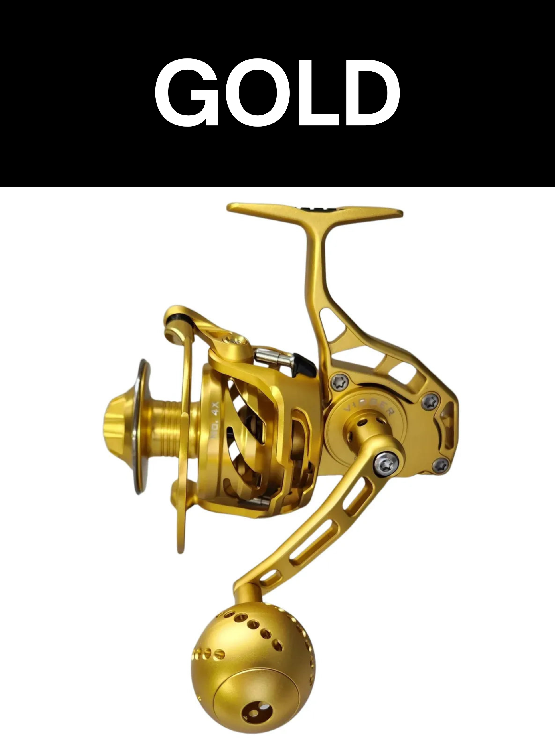 cheap gold fishing reels NO 4XG The farther mechanical parts are separated the more opportunity there is for tolerance error and flexing which causes parts alignment issues Gold Right Handed Baitcasting Fishing