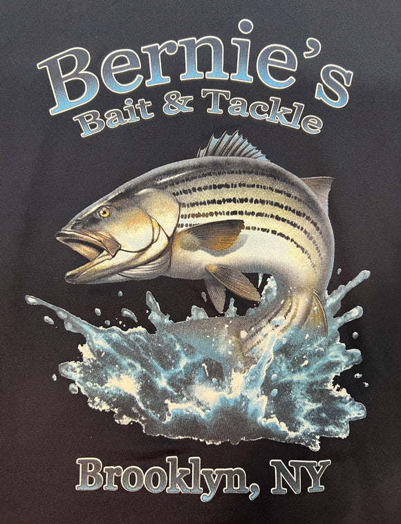 Bernie's Bait & Tackle Hooded Sweat Shirt XXX-Large / Charcoal