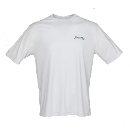 Bimini Bay Outfitters Hook M' Men's Freshwater Short Sleeve Performance Shirt Bass Microchip