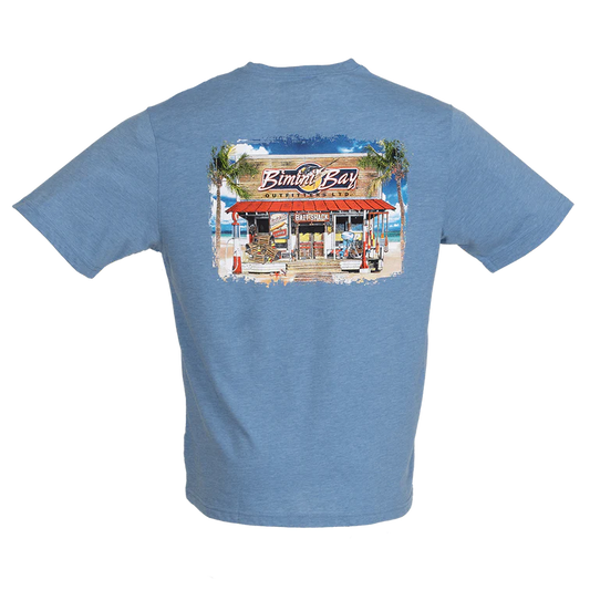 Bimini Bay Outfitters Short Sleeve Graphic Tee - Bait Shack Cobalt