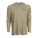 Bimini Bay Outfitters Hook M' Men's Long Sleeve Performance Shirt - Fluke Sand
