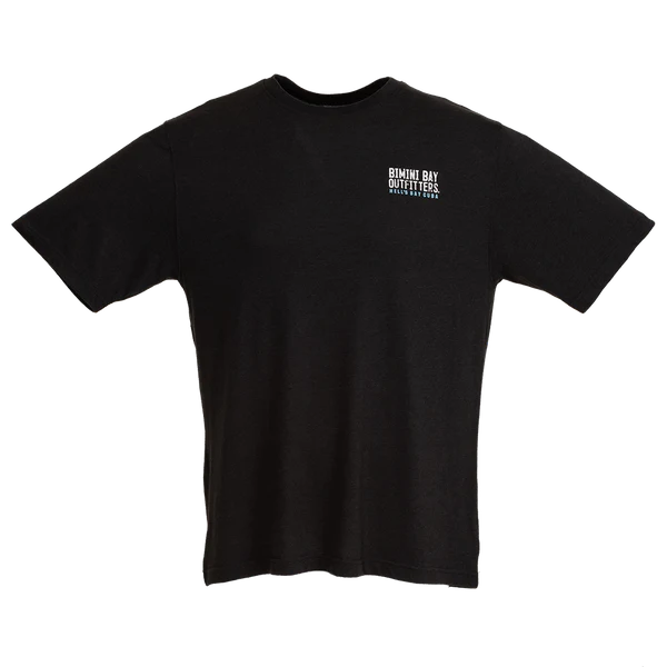 Bimini Bay Outfitters Short Sleeve Graphic Tee - Hells Bay Black