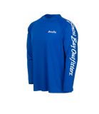 Bimini Bay Outfitters Hook M' Men's Long Sleeve Performance Shirt - Mako Electric Blue