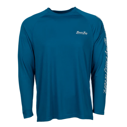Bimini Bay Outfitters Hook M' Men's Long Sleeve Performance Shirt - Northeast Bottom Slam Seaport