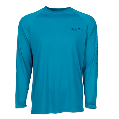 Bimini Bay Outfitters Hook M' Men's Long Sleeve Performance Shirt - Northeast Inshore Slam Baltic Reef