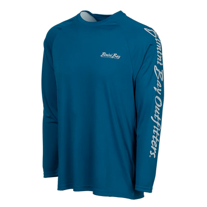 Bimini Bay Outfitters Hook M' Men's Long Sleeve Performance Shirt - Northeast Bottom Slam Seaport