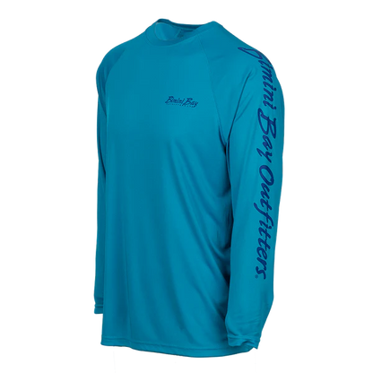 Bimini Bay Outfitters Hook M' Men's Long Sleeve Performance Shirt - Northeast Inshore Slam Baltic Reef